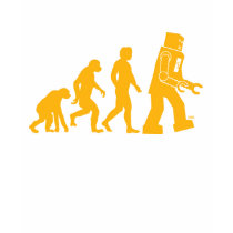 Robot Evolution - Our new Robot Overlords Tee Shirts