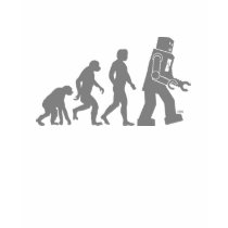 Robot Evolution - Our new Robot Overlords t-shirts