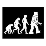 Robot Evolution Postcard Robot Evolution Postcard