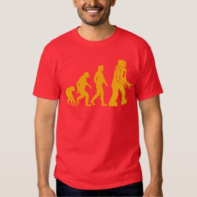 Robot Evolution Sheldon Cooper Big Bang Theory Shirt