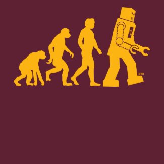 Robot Evolution Sheldon Cooper Big Bang Theory shirt
