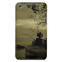 Robot Fishing Barely There iPod Case