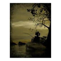 Robot Fishing Poster posters