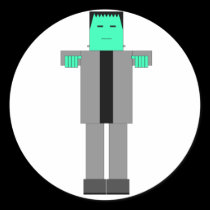 Robot Frankenstein stickers