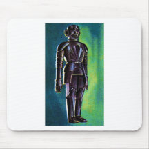 Robot Golden Age Mouse Pads