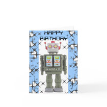 RoBoT Happy Birthday Card
