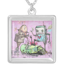 Robot Hate Crime Necklace