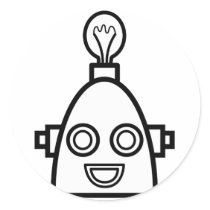 Robot Heads stickers by onnoillustration Robot Heads stickers