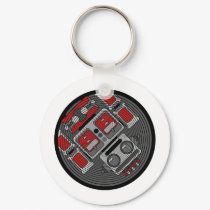 Robot In Vertigo keychains by Dentanarts Robot In Vertigo keychains