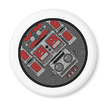 Robot In Vertigo magnets by Dentanarts Robot In Vertigo magnets