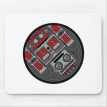 Robot In Vertigo mousepads by Dentanarts Robot In Vertigo mousepads