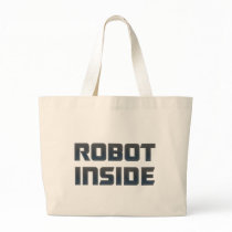Robot Inside Tote Bags