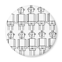 Robot invasion magnets by psimawesome Robot invasion magnets