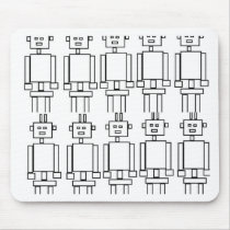 Robot invasion mousepads