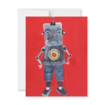 ROBOT invitations by loookingatthestars ROBOT invitations