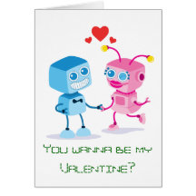 Robot Love Bouquet Cards