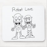 Robot Love Mouse Pads