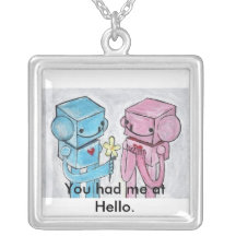 Robot Love Necklace