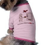 Robot Love (pink) Pet Shirt