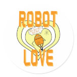 Robot Love Stickers