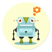 Robot Love stickers by jfarrell12 Robot Love stickers