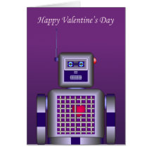 Robot Love Valentine Card