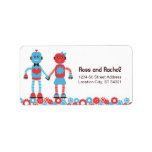 Robot Love Wedding Address labels