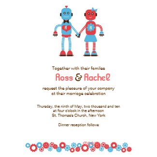 Robot Love Wedding Invitations