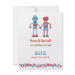 Robot Love Wedding Save the Date invitations