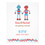 Robot Love Wedding Save the Date invitations