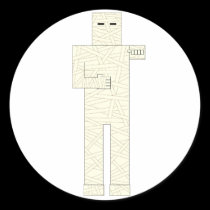 Robot Mummy stickers