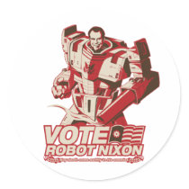 Robot Nixon - All Hail Robot Nixon Sticker
