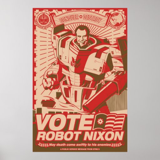 Robot Nixon Posters