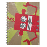 Robot Notebook (in red)