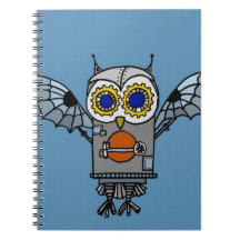 Robot Owl Notebook