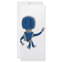 Robot Peace rack cards