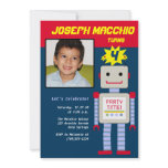 Robot Photo Invitations