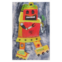 ROBOT POP ART stationery by loookingatthestars ROBOT POP ART stationery