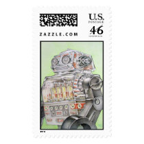 Robot postage by jonneill Robot postage
