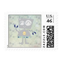 Robot postage stamps