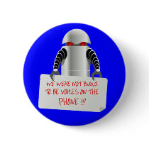 RoBoT Protest buttons by 3DMOONMAN RoBoT Protest buttons