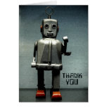 Robot Red Shoes Card