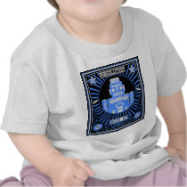 Robot Revolt Blue Tee Shirt