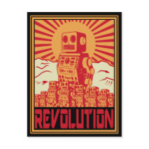 Robot Revolt Post Cards