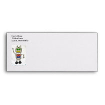 Robot Says Hi envelopes