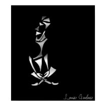 Robot sitting posters by louisegauloise Robot sitting posters