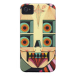 robot skull iPhone 4 cases