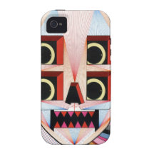 robot skull vibe iPhone 4 cover