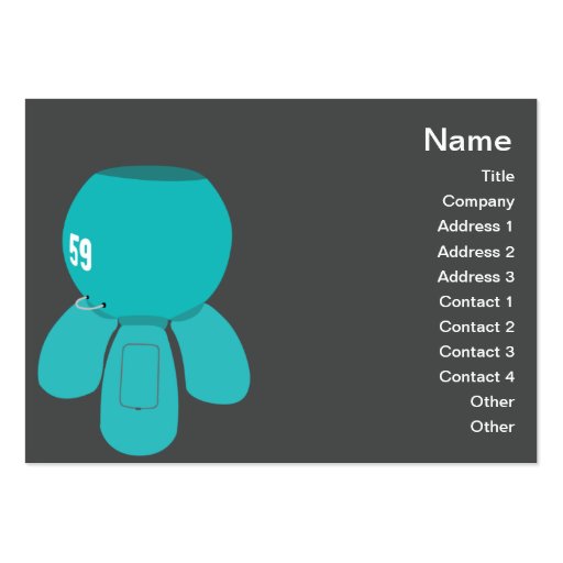 Robot Spyder - Chubby Business Card (front side)