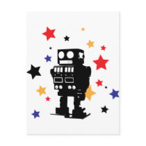 Robot Star Post Cards